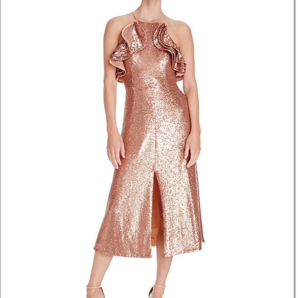 C/meo collective evening/ festive gown in bronze